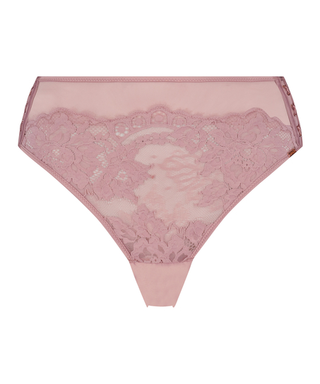 Zara hög stringtrosa, Rosa