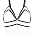 Bralette Chain Top, Svart