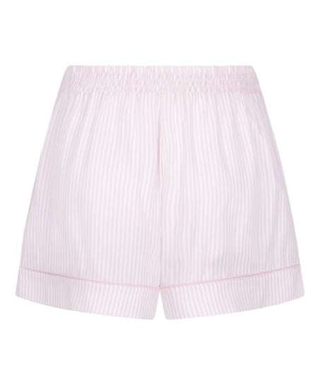 Vävda pyjamasshorts, Rosa