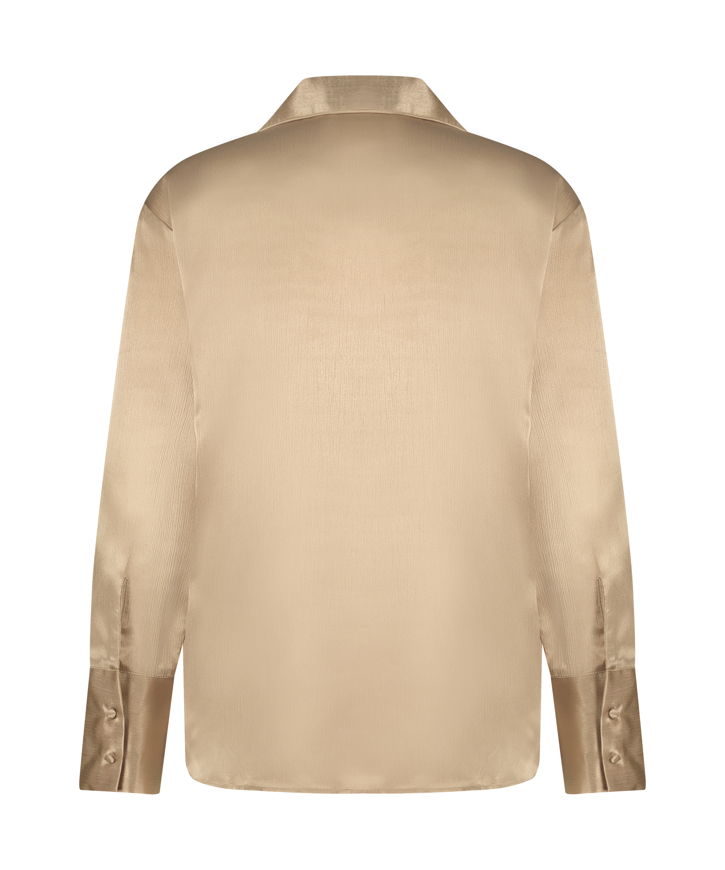 L&aring;ng&auml;rmad jacka i satin, Gul, main