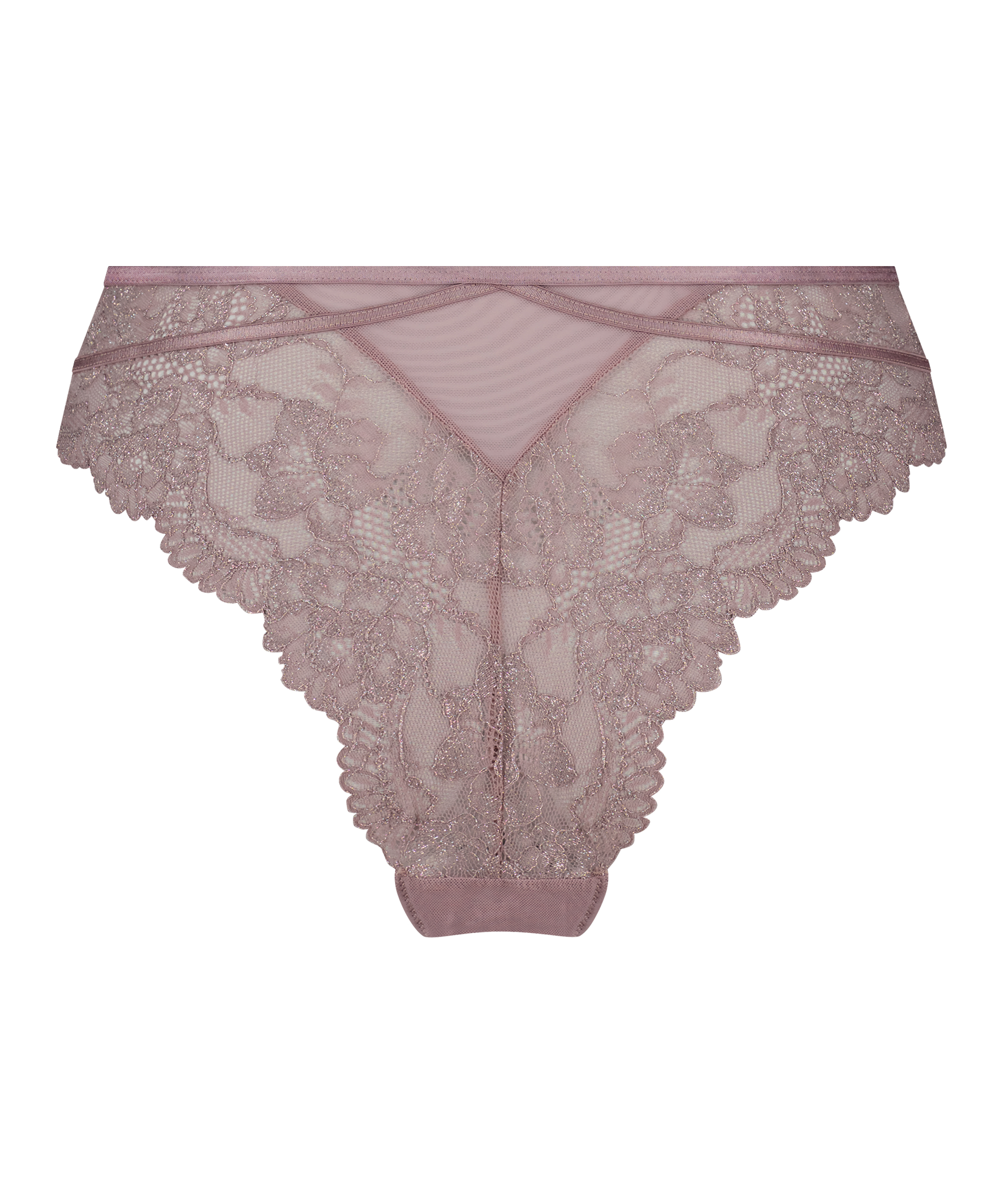 Meghan högt skuren brazilian-trosa, Lila, main