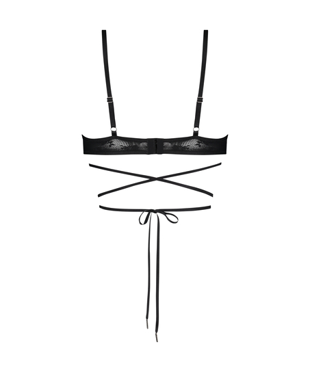 Bralette Minnie, Svart