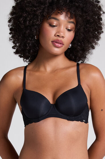 Hunkemöller Formpressad bygel-bh Angie Svart