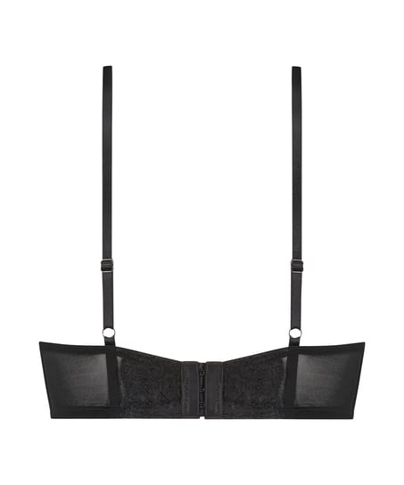 Formpressad push-up bygel-bh Gigi, Svart