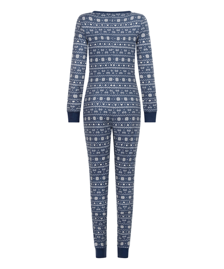Fairisle onesie jersey, Bl&aring;