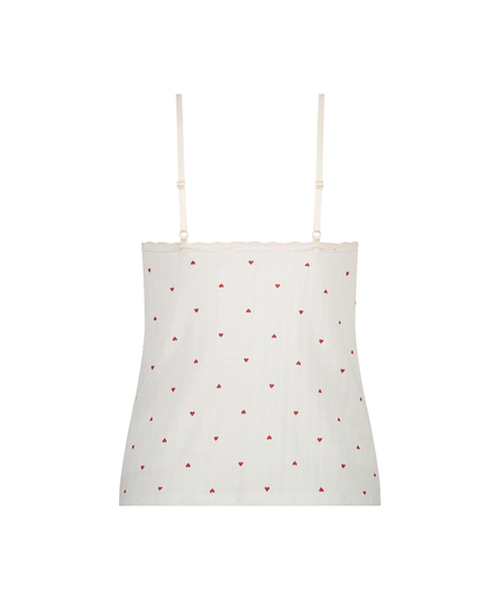 Linne Cami Lace, Vit