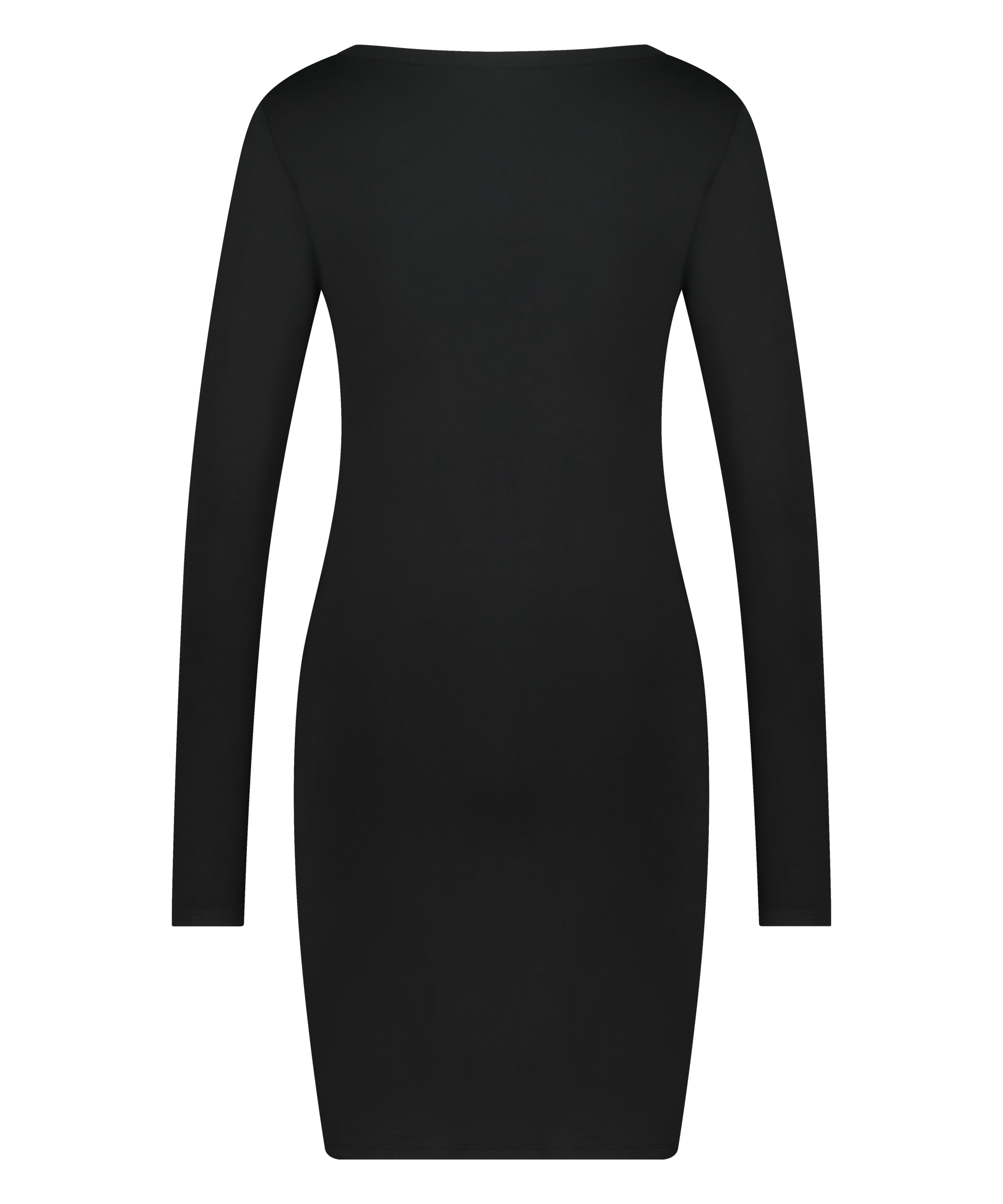 Nattskjorta Henley, Svart, main