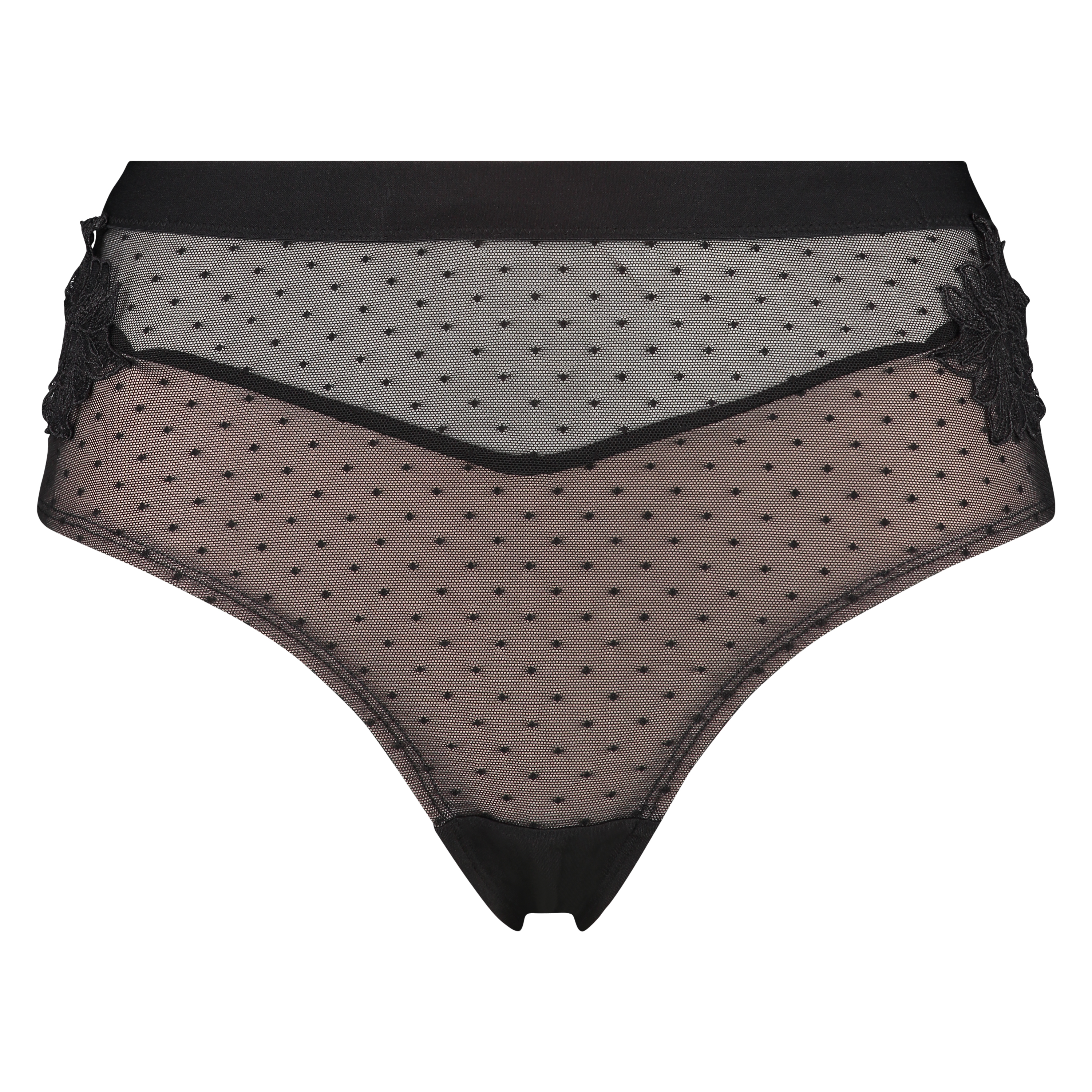 H&ouml;gt skuren brazilian-trosa Amelia, Svart, main