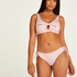Seychelles croppad bikini-topp, Rosa