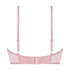Formpressad longline-bh med bygel och push-up Selina, Rosa
