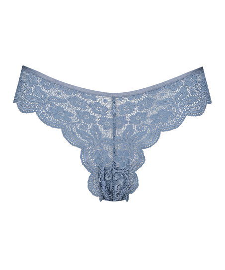 Högt skuren braziliantrosa, blå