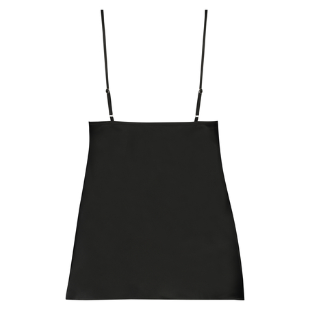 Linne Satin Bow, Svart