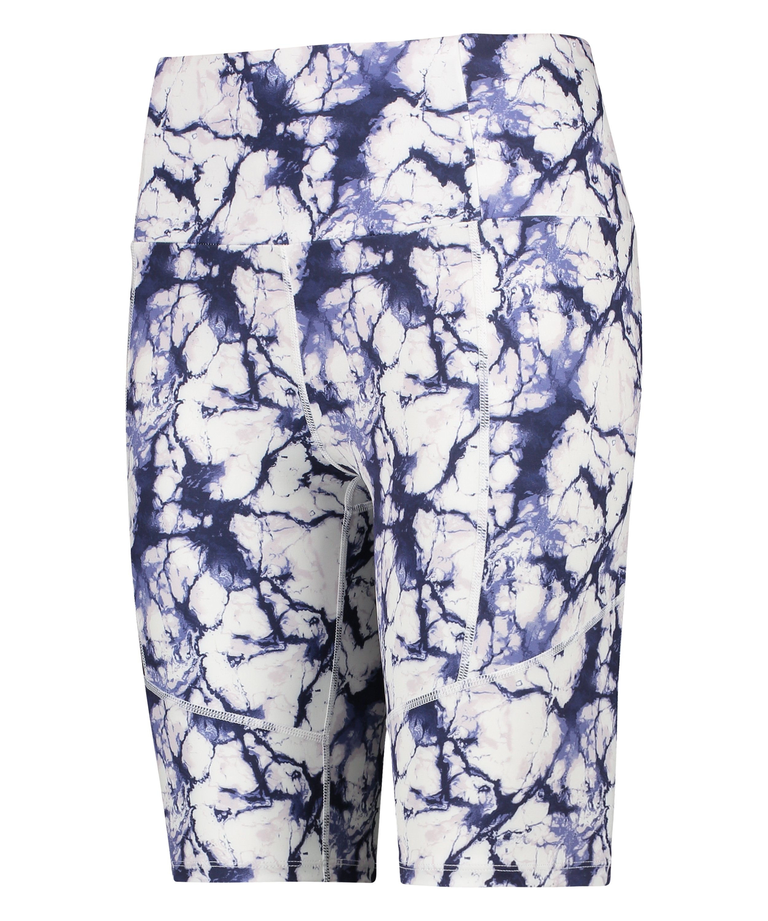 HKMX shorts med hög midja, Vit, main