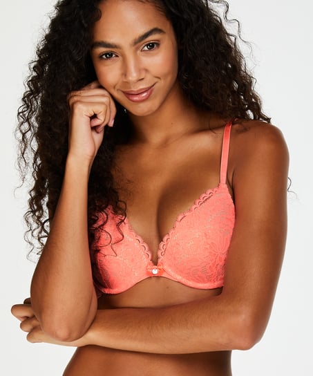Formpressad bygel-bh med push-up Marina, Rosa