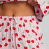 Stickade pyjamasbyxor Springbreakers, Rosa