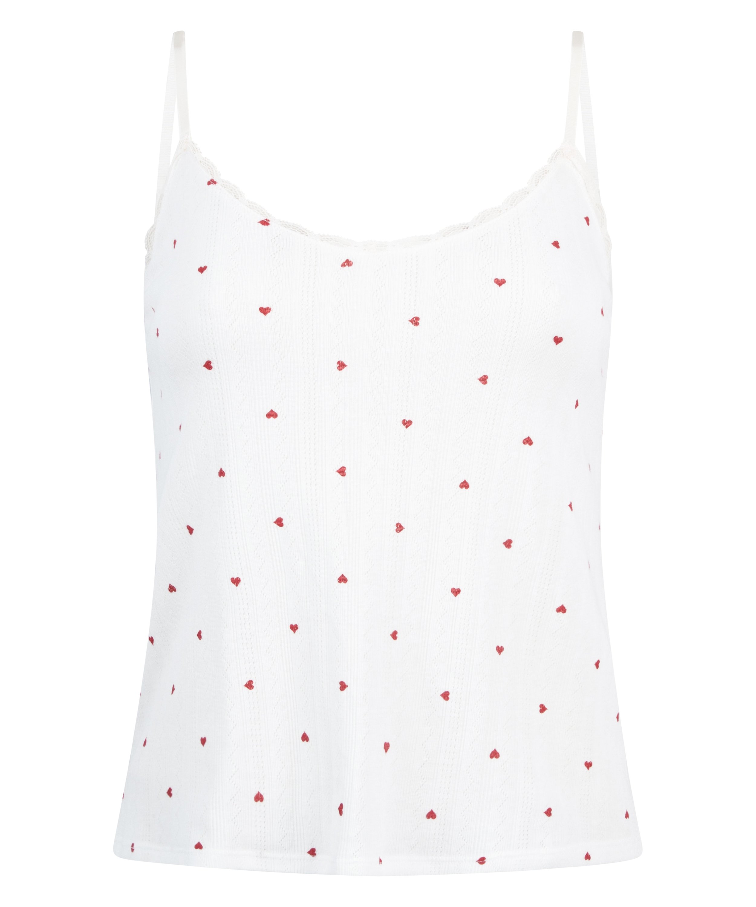 Linne Cami Lace, Vit, main