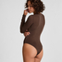 super soft cashmereblandad body, Brun