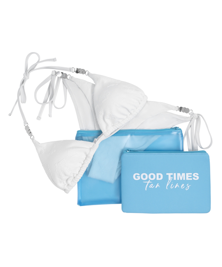 Kuvertväska för bikini, Blå