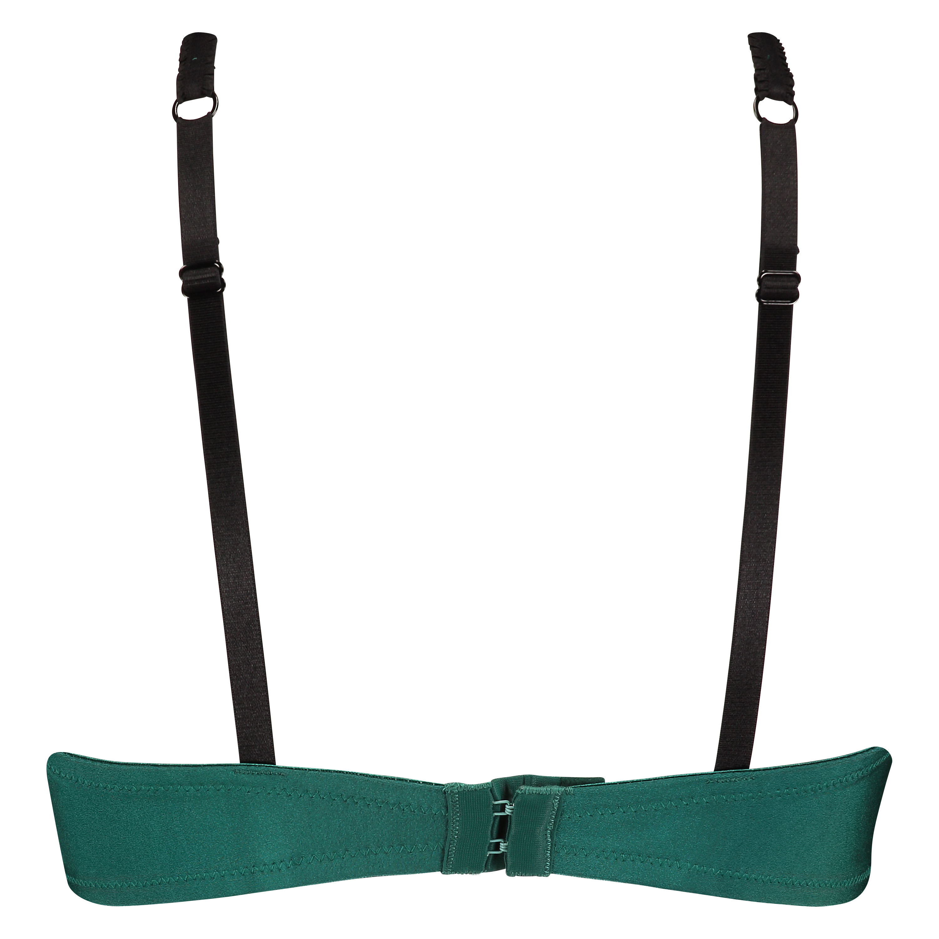 Non-padded underwired bra Loulou, gr&ouml;n, main