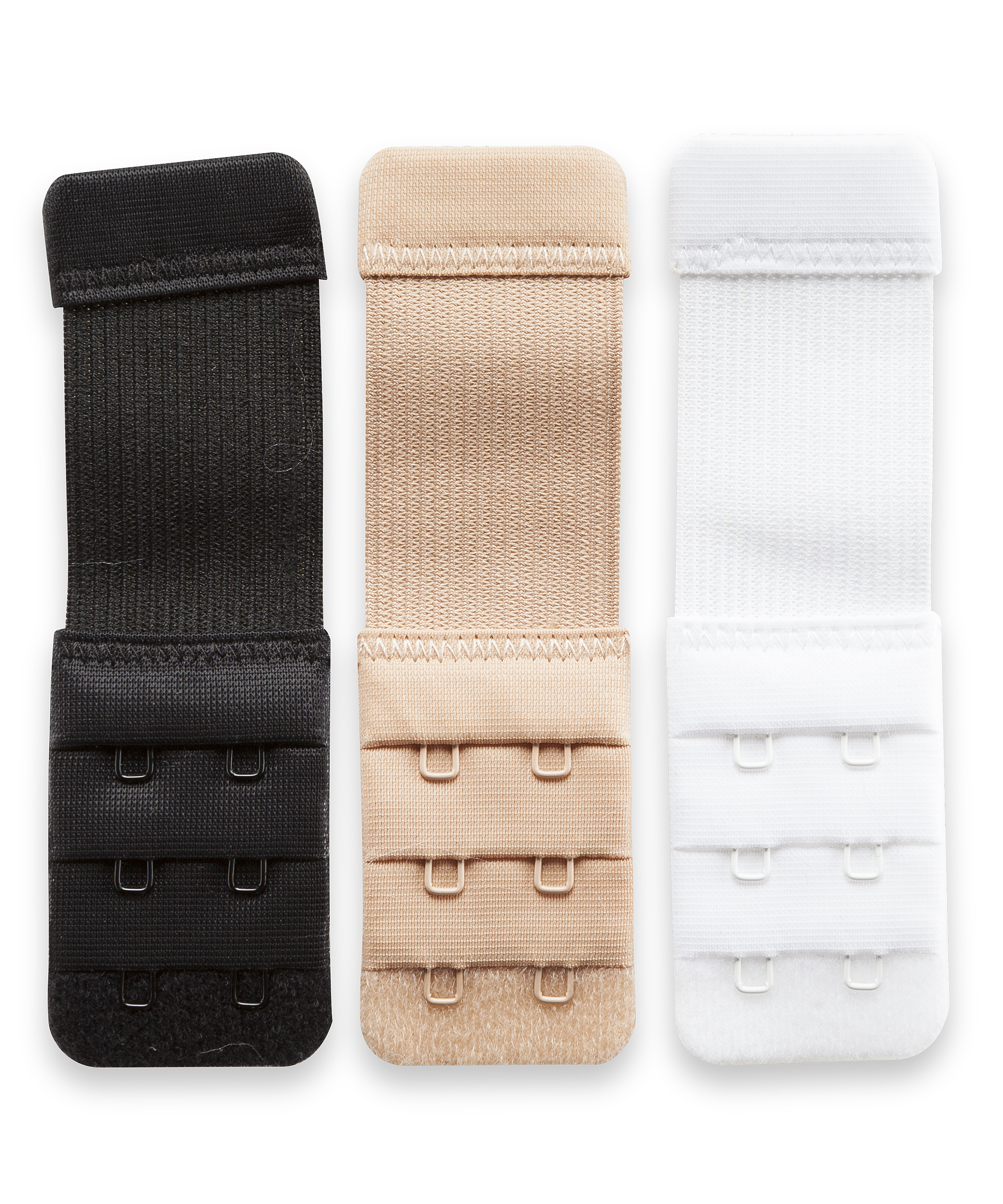 3-pack bh-förlängare, Vit, main