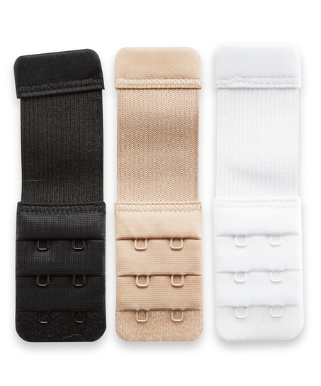 3-pack bh-förlängare, Vit