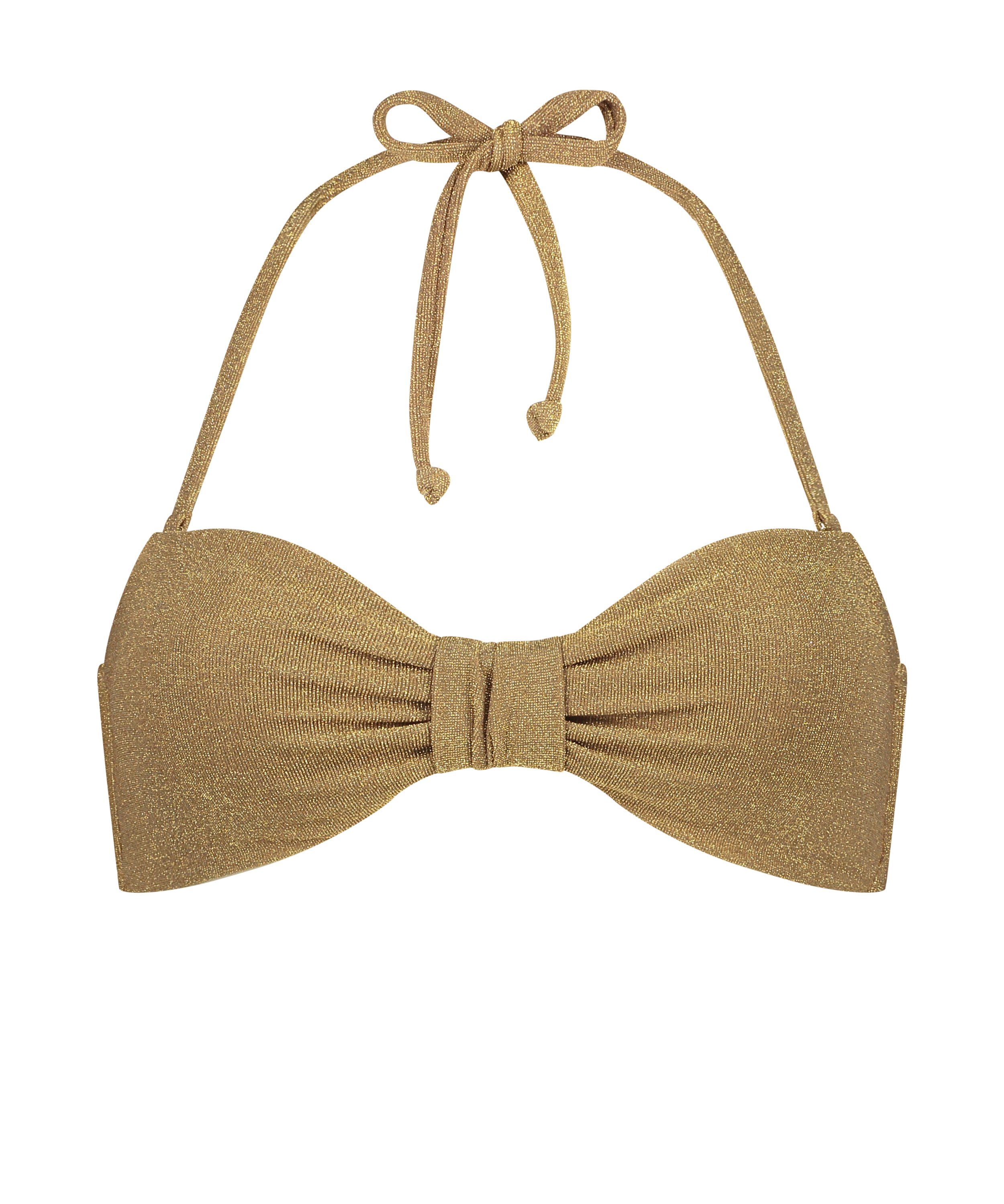 Bandåbikiniöverdel Goldie Shimmer, Gul, main