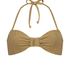 Bandåbikiniöverdel Goldie Shimmer, Gul