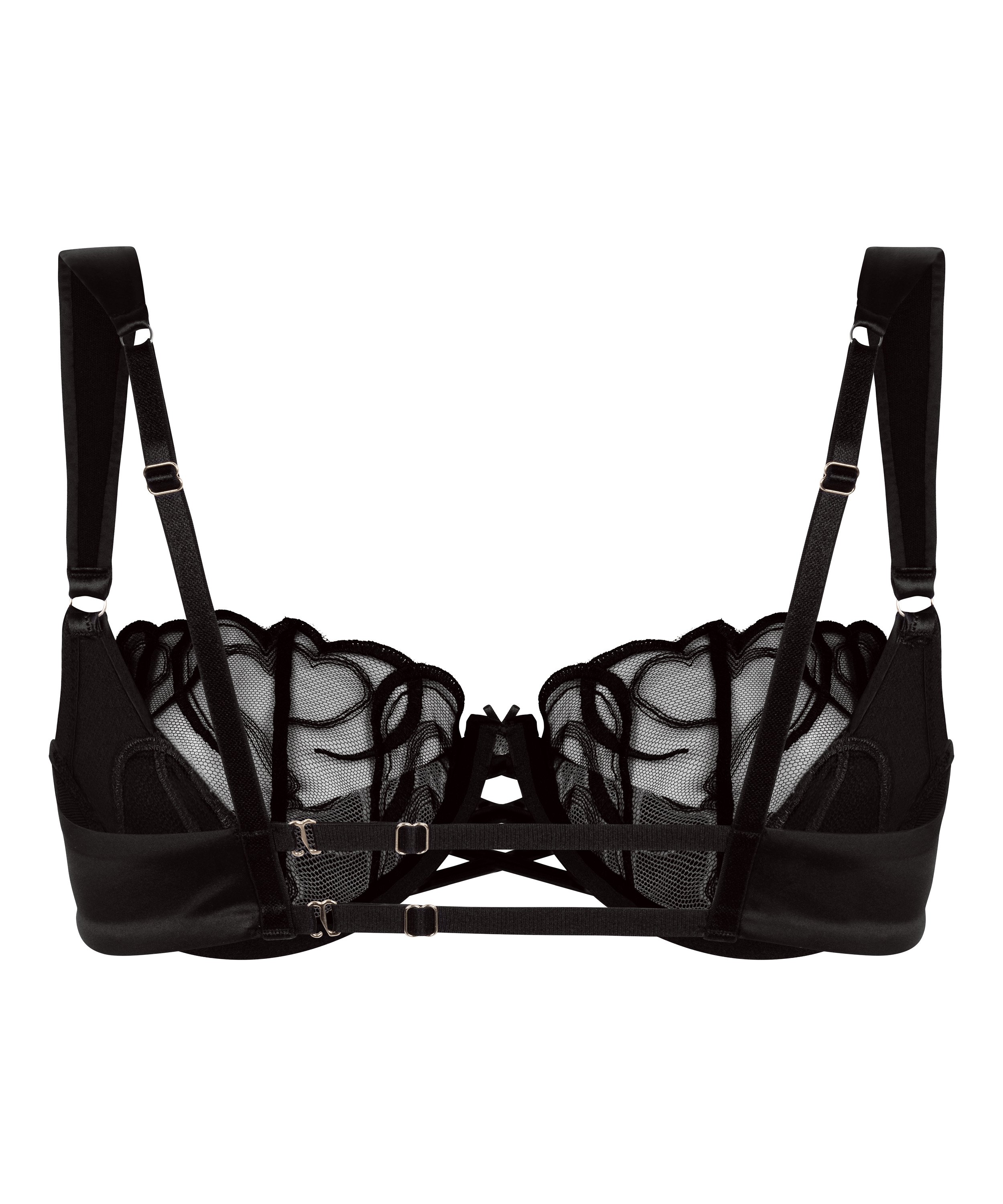 Olivia Bygel-BH Utan Vaddning, Svart, main