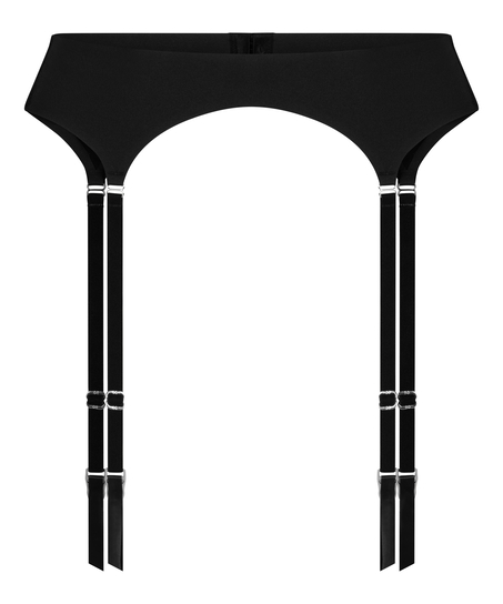 Strumpeband Smooth, Svart