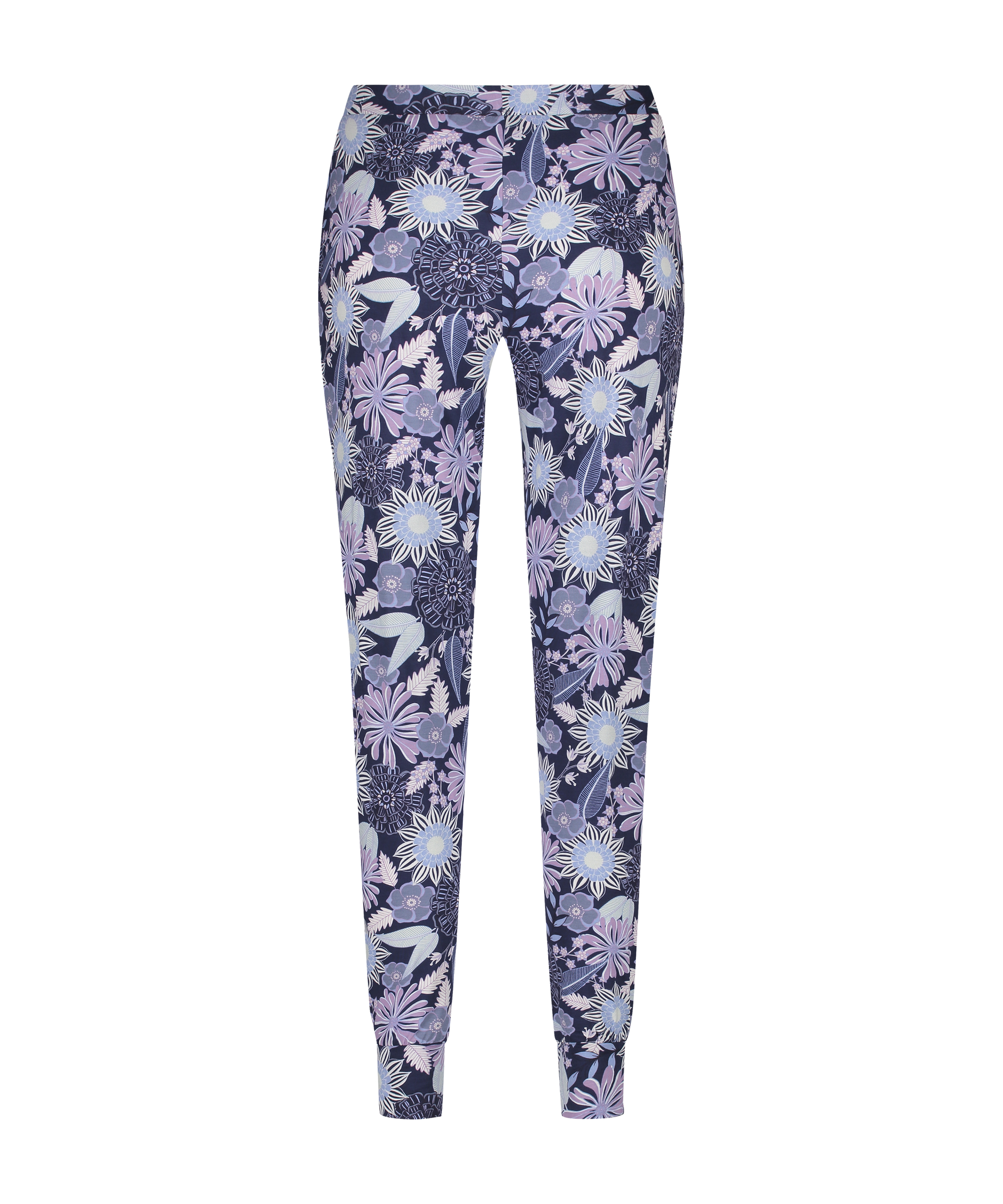 Pyjamasbyxor Jersey, blå, main