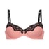 Formpressad bygel-bh Secret Lace, Rosa