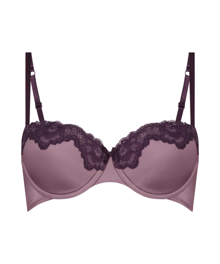 Formpressad bygel-bh Lace & Shine, Lila