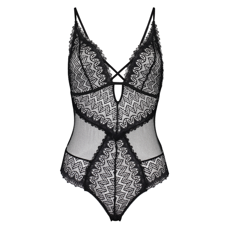 Body Geo Lace, Svart