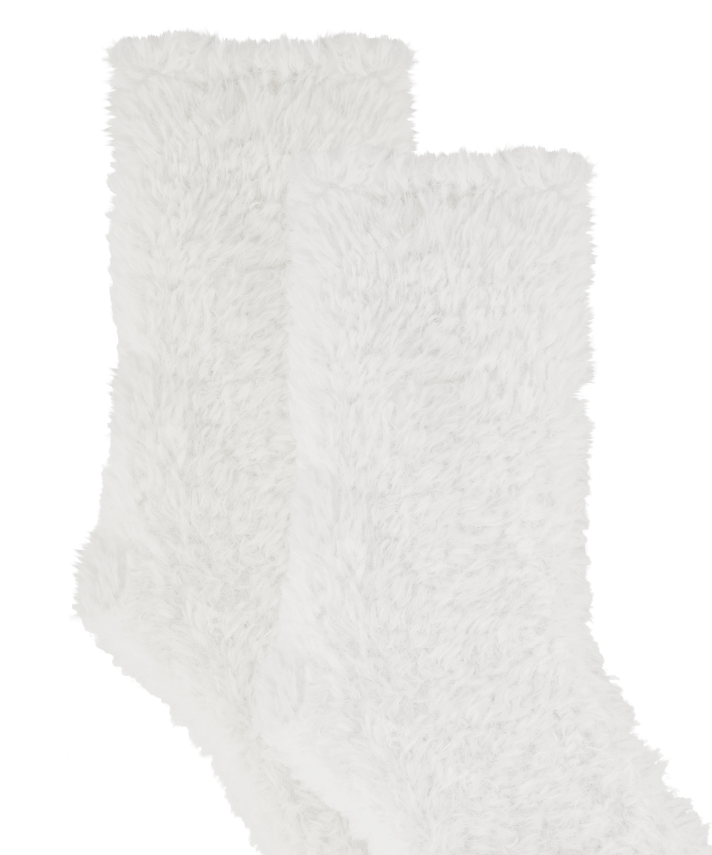 1 par stickade strumpor, Vit, main