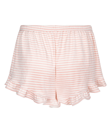 Shorts Sammetsvolang, Rosa