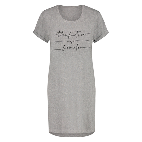 Nattlinne med rund halsringning, Grå