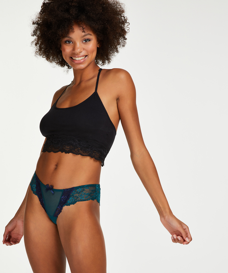 Brazilian-trosa Crystal Lace, bl&aring;