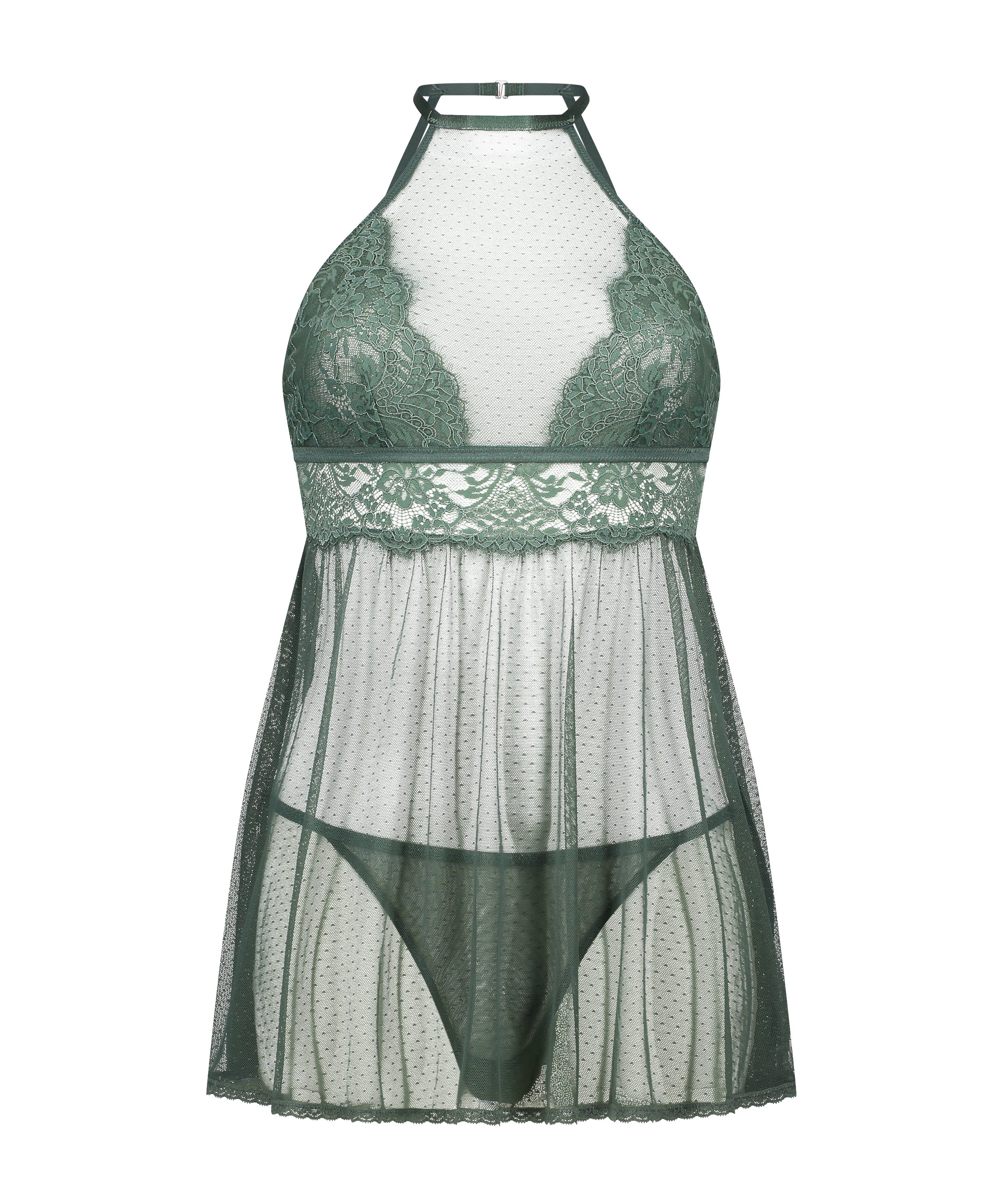 Babydoll Lace, Grön, main