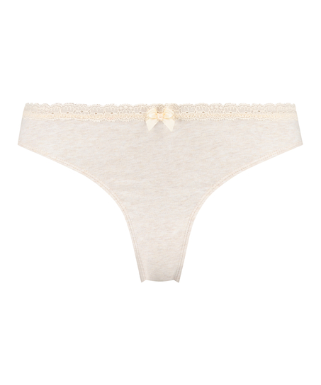 Bomullsstringtrosa, Beige