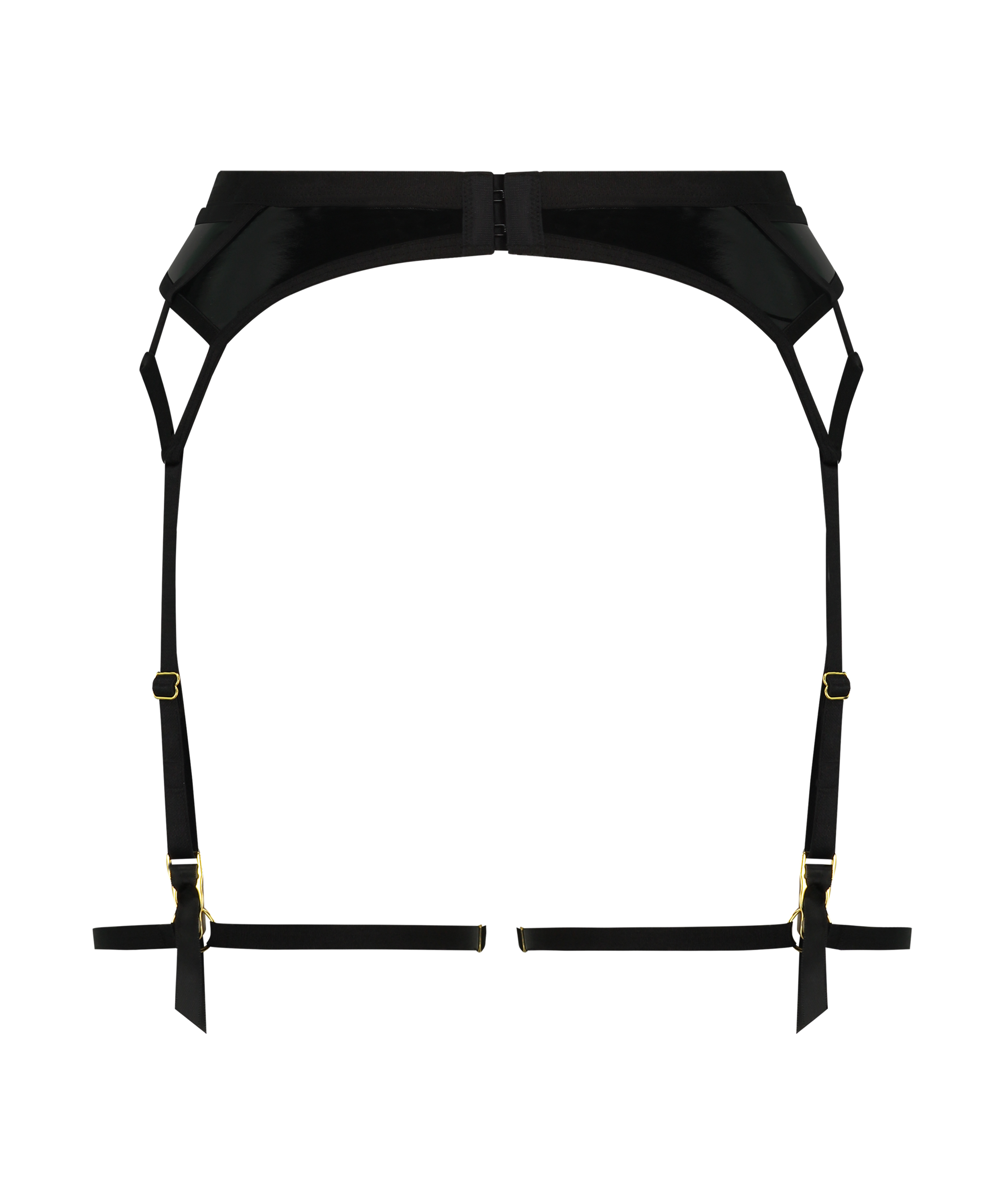 Strumpeband Seductress, Svart, main