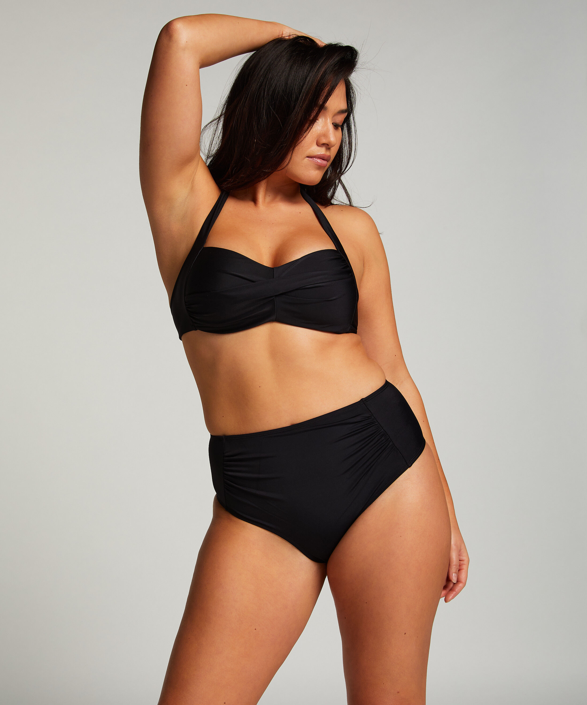 Band&aring;bikini&ouml;verdel Luxe, Svart