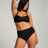 Bandåbikiniöverdel Luxe, Svart