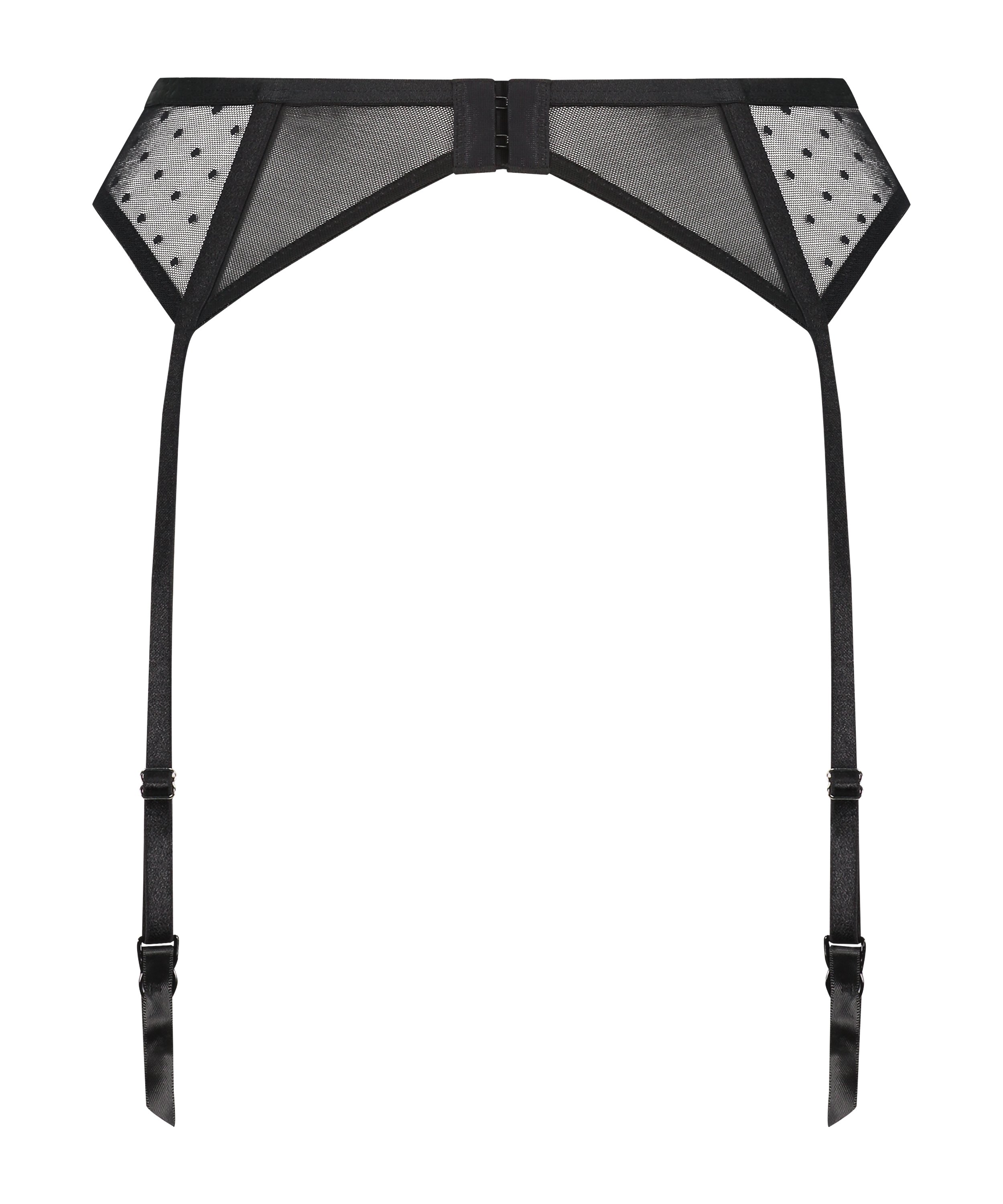 Strumpeband Pippa, Svart, main