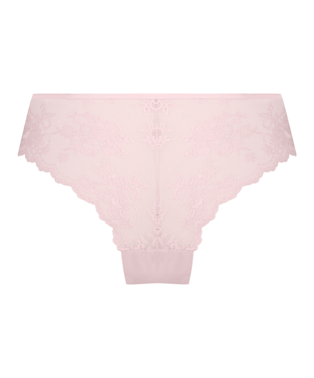 Brazilian-trosa Invisible Lace Back, Rosa