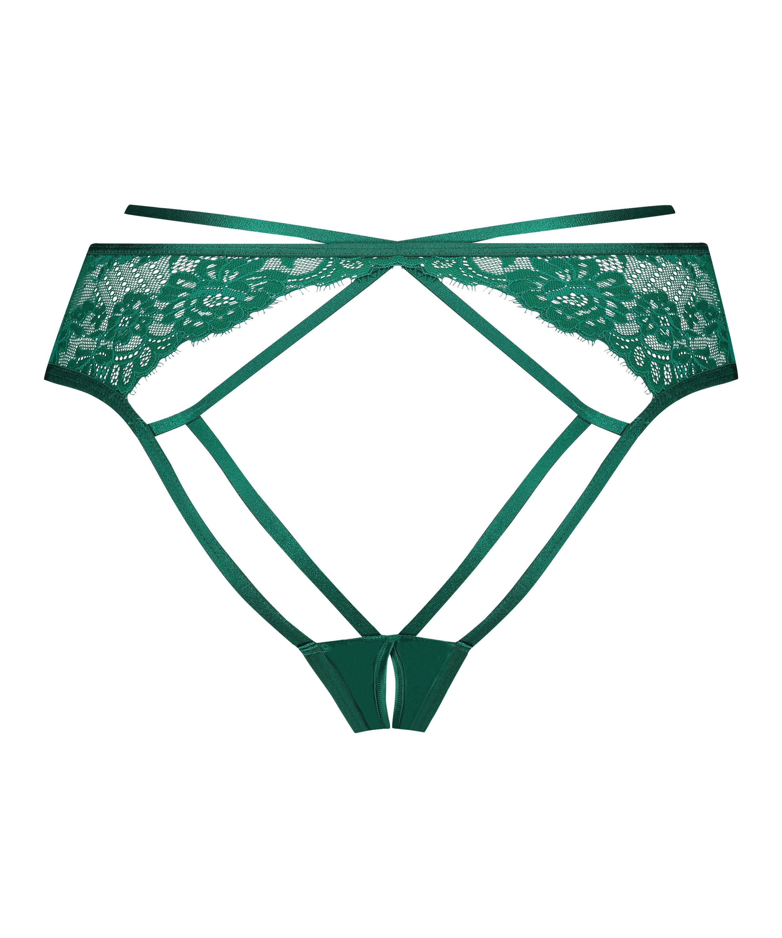 Iggy brazilian-trosa med öppen gren, grön, main