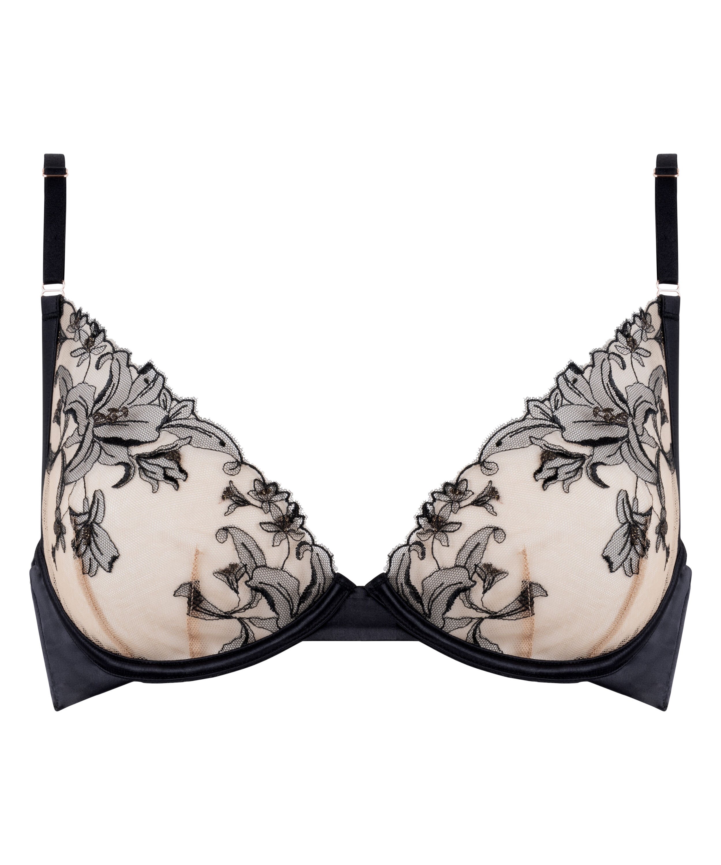 Icke formpressad bygel-bh Anouk, Svart