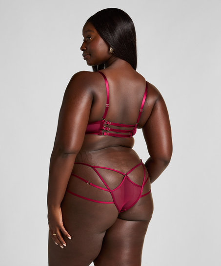 Brazilian-trosa med öppen gren Scarlett, Röd