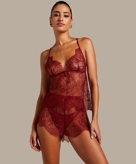 Cami Lace Delphine, Röd