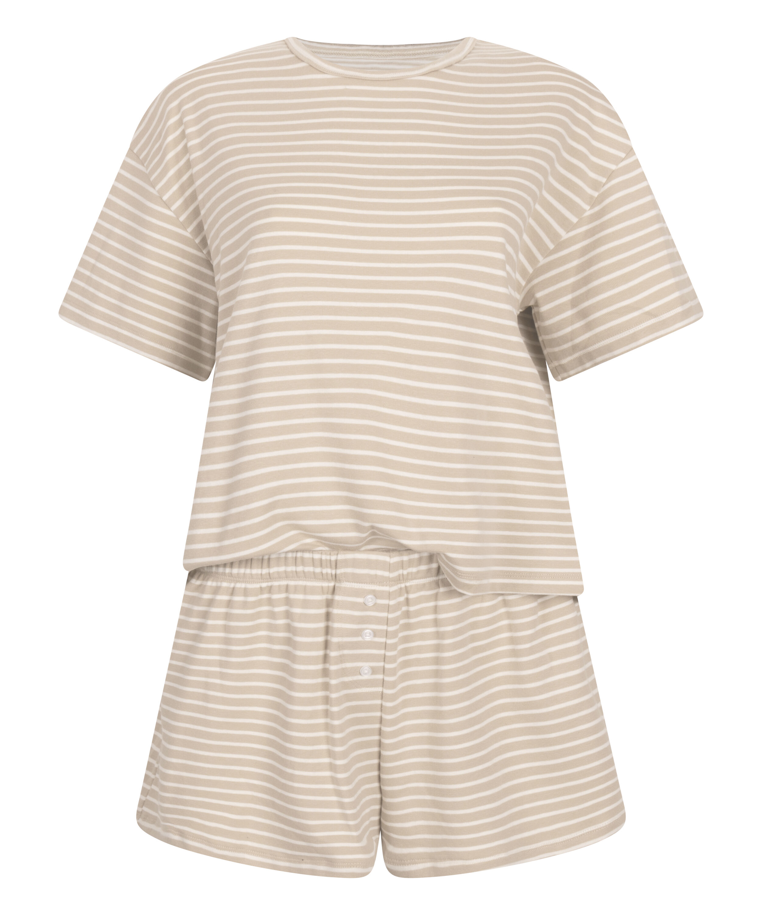 Pyjamasset Jersey, Beige