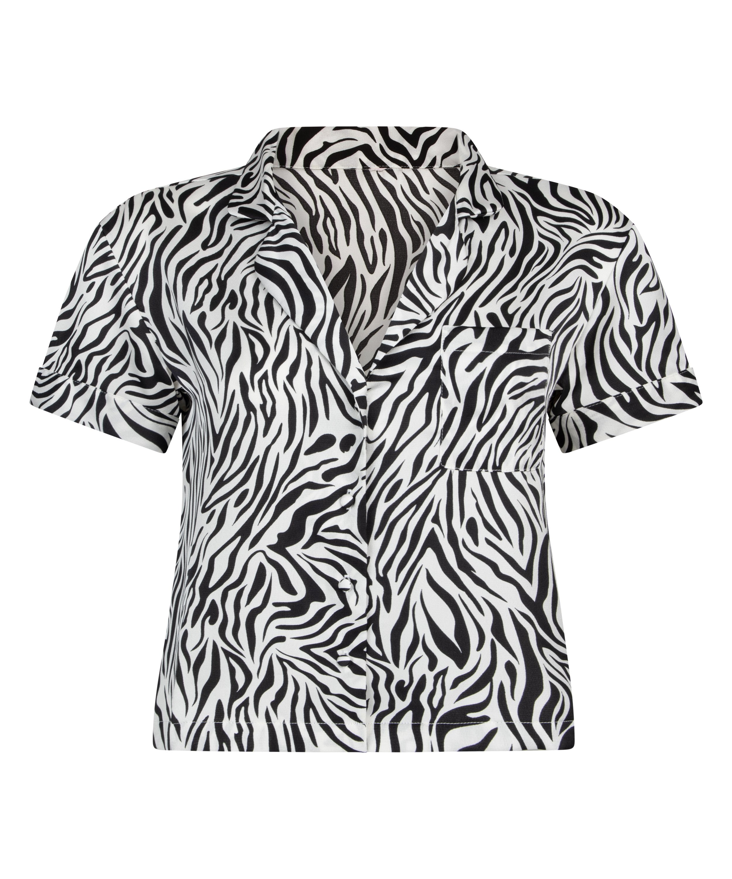 Kort&auml;rmad jacka i Satin, Vit, main